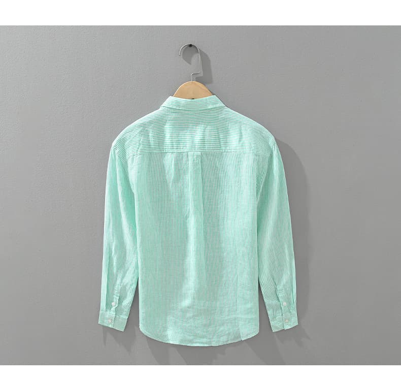 ストライプ シャツ さわやか リラックス ストライプシャツ