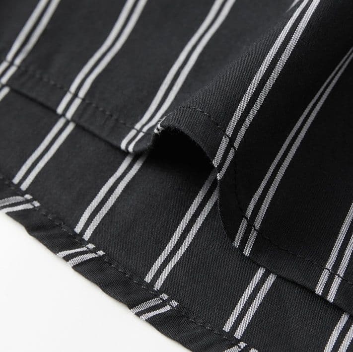 ストライプシャツ 縦縞柄ボタンダウンシャツ