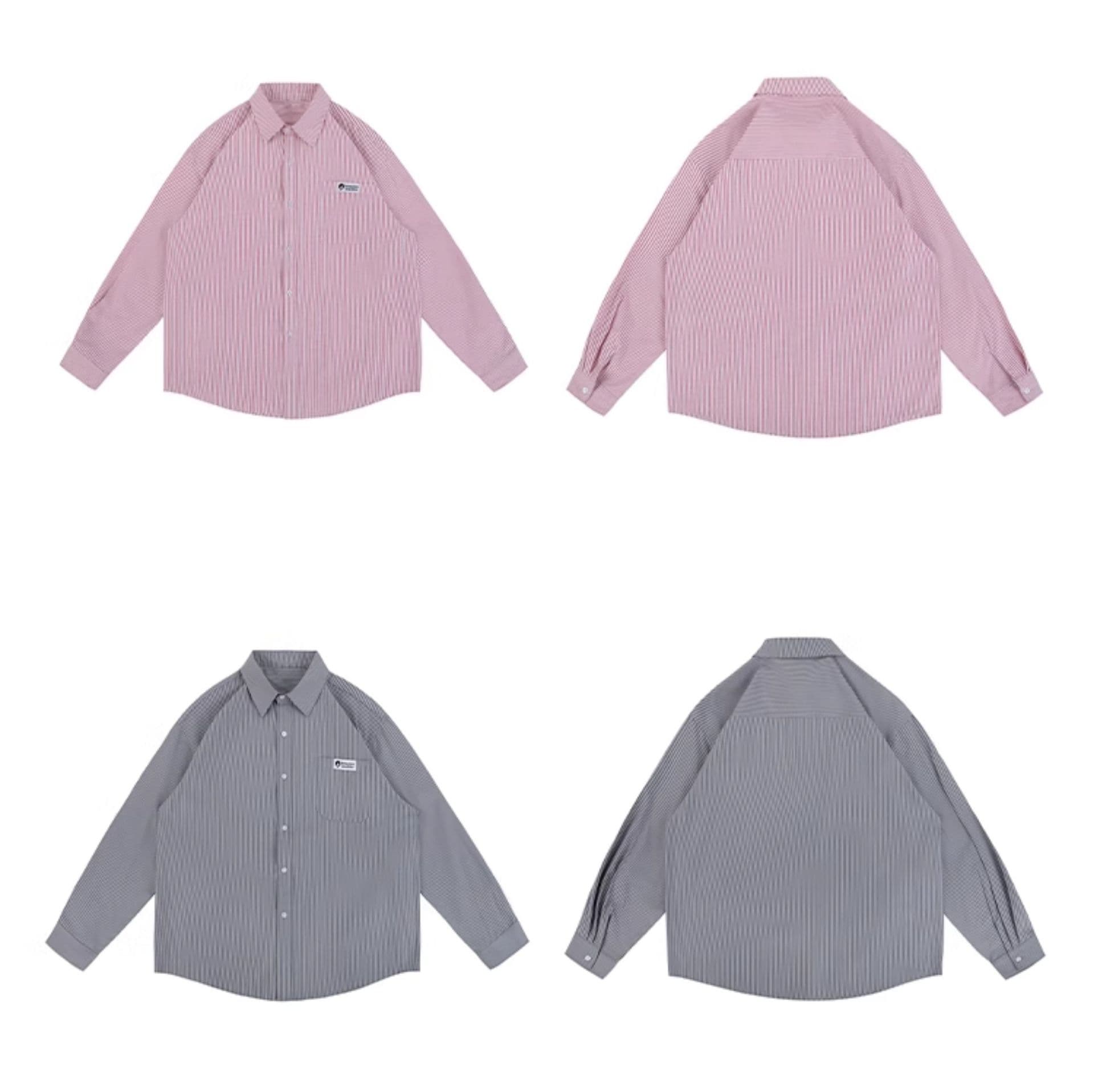 ストライプシャツ涼やかなリラックスシャツ