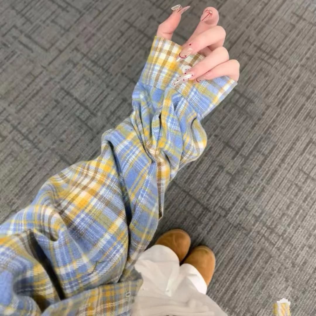 ストライプ シャツ なめらかコットン チェック柄シャツ