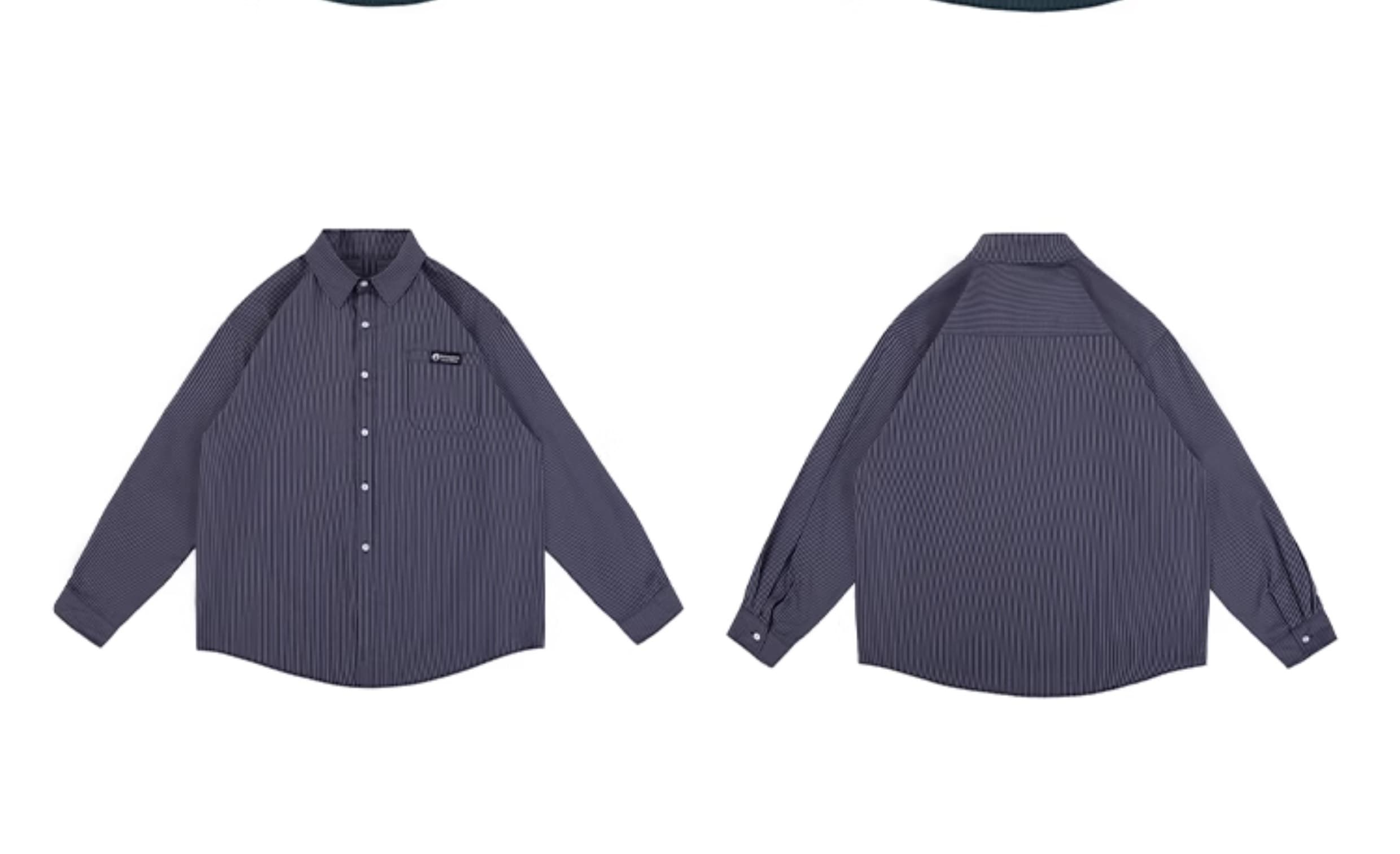 ストライプシャツ涼やかなリラックスシャツ