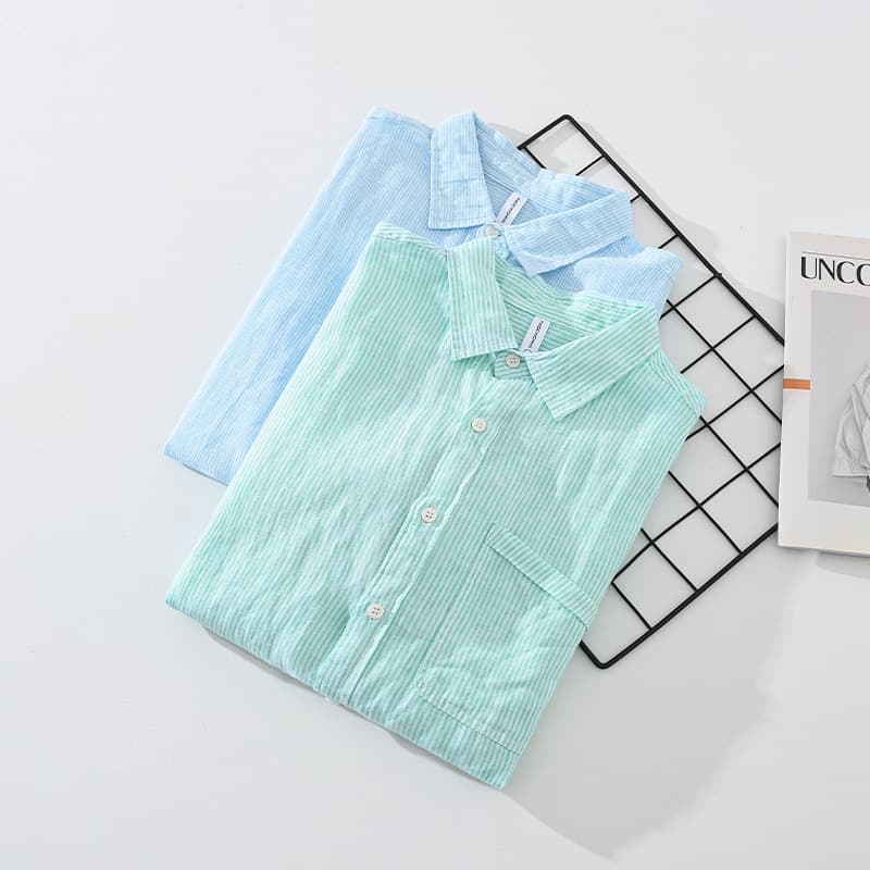 ストライプ シャツ さわやか リラックス ストライプシャツ