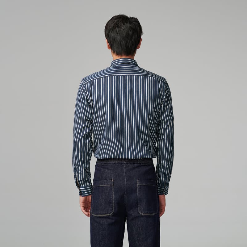 ストライプ シャツ クラシック ストライプ 長袖シャツ