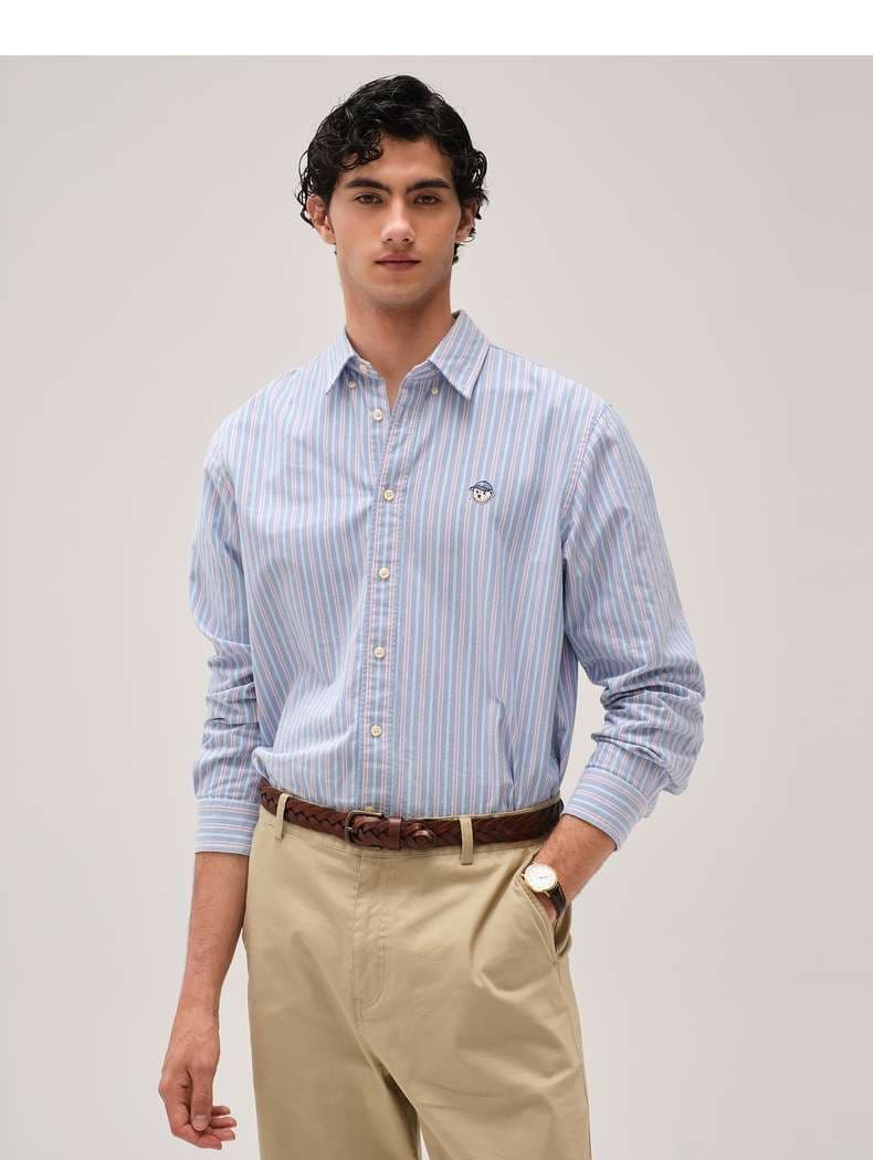 ストライプ シャツ クラシカル ストライプ 長袖シャツ
